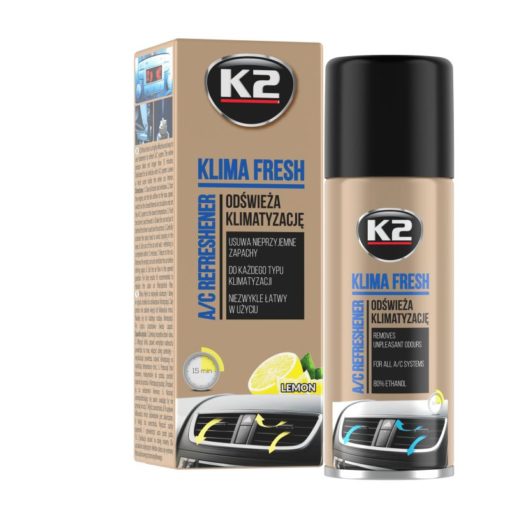 K2 Καθαριστικό Air Condition Klima Fresh Lemon 150ml