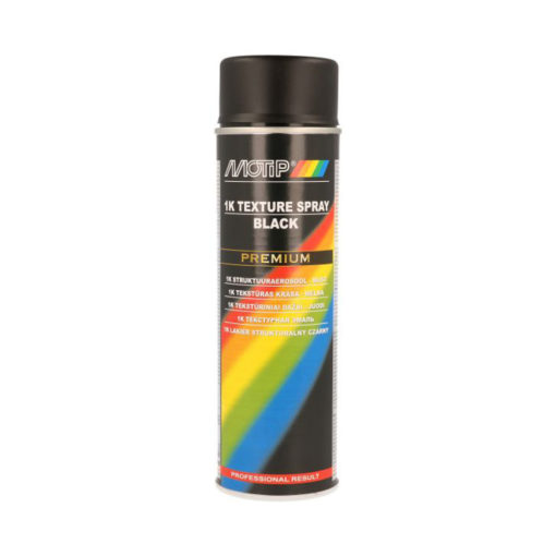 Spray Βαφή Texture Μάυρο Motip - 004123 500ml