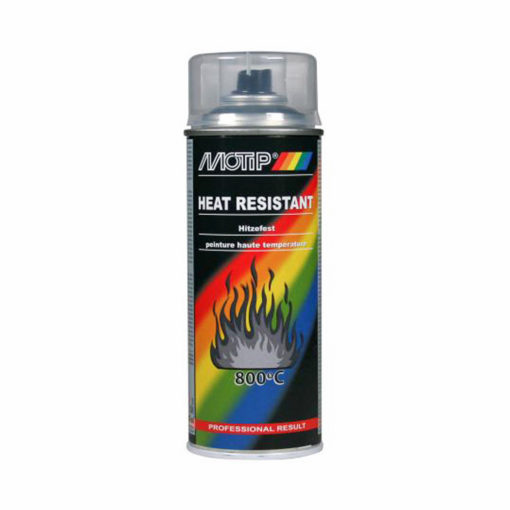 Spray Βαφή Διαφανής Heat-Resistant Motip - 004033 400ml