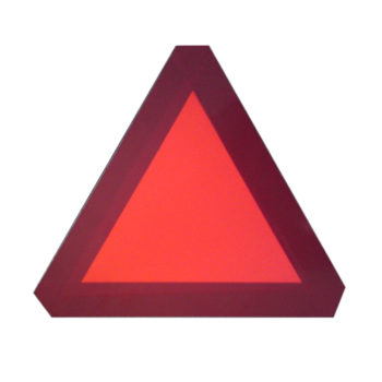 Πινακίδα Λαμαρίνα Τρίγωνο Βραδυπορείας 30x30cm 1Τμχ